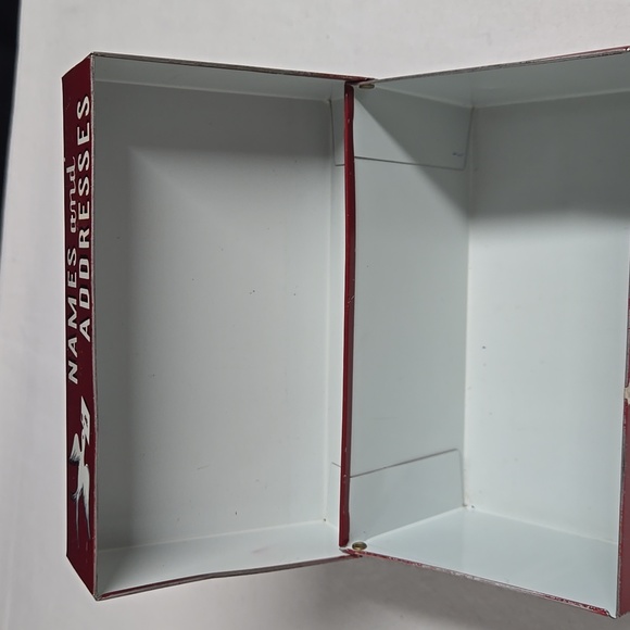 Vintage Tin 1954 Names and Addresses Mayfair Co. Chicago Storage Organizer - Picture 11 of 16